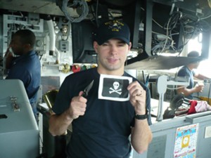 Ted in the Gulf of Aden