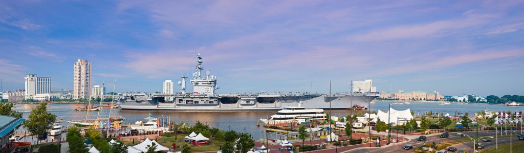 USS Dwight D Eisenhower in Norfolk